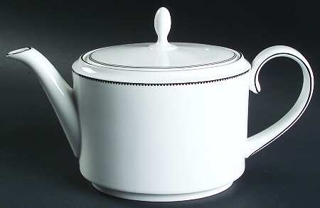 Blanc Et Noir Teapot & Lid