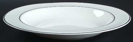 Blanc Et Noir 11" Individual Pasta Bowl