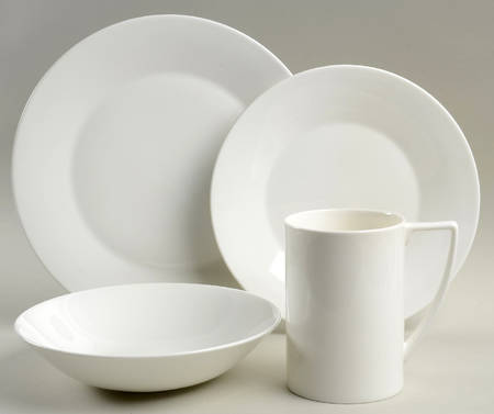 Jasper Conran (Bone, Plain) 4 Piece Place Setting