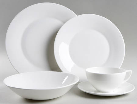 Jasper Conran (Bone, Plain) 5 Piece Place Setting