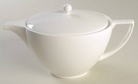 Jasper Conran (Bone, Plain) Small Teapot & Lid