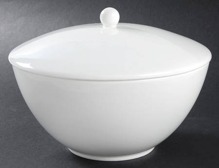Jasper Conran (Bone, Plain) Round Covered Vegetable