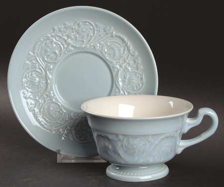 Patrician Blue Footed Cup & Saucer Set