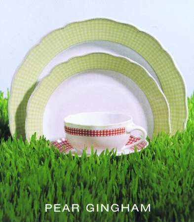 Spring Picnic Pear Gingham by Wedgwood