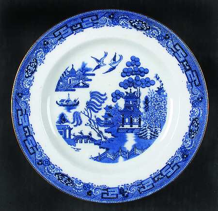 Willow Blue (Bone, Gold Trim) by Wedgwood