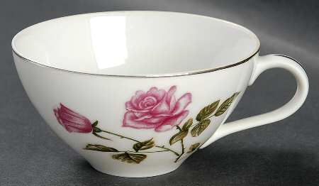 Tea Rose Flat Cup by World Wide