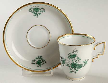 Maria Theresa Flat Demitasse Cup & Saucer Set