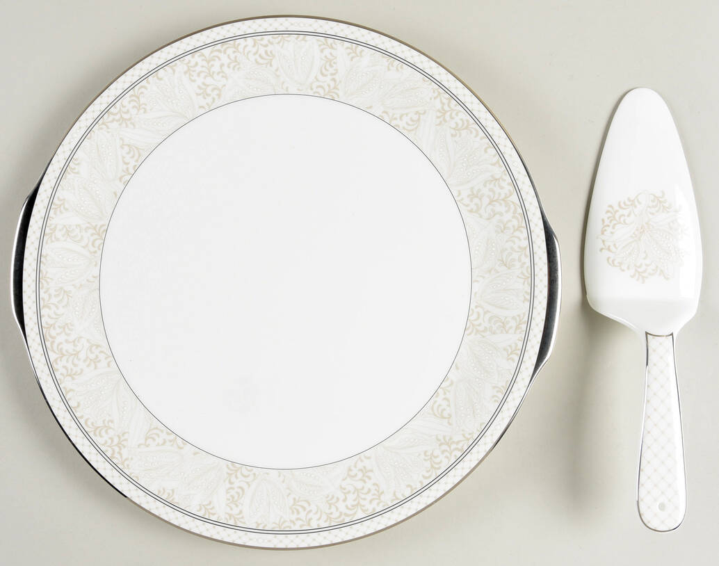 Padova Cake Plate and Server (Boxed Set)