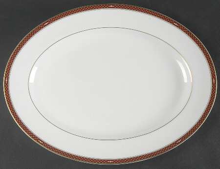 Trapani 15" Oval Serving Platter
