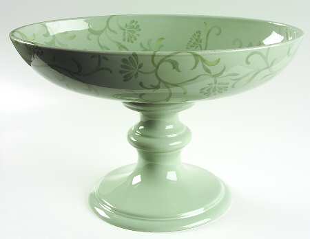 Darjeeling Chip/Snack Oval Pedestal Server