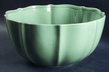 Green Tea 14" Large Salad Serving Bowl