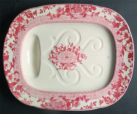 Lace Rust Red by Wedgwood