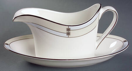 Opal Gravy Boat & Underplate