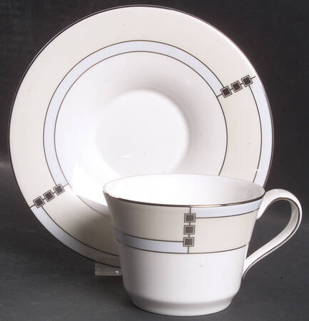 Opal Flat Cup & Saucer Set