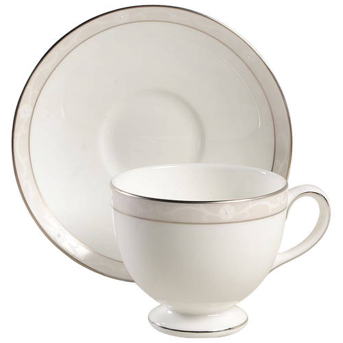 Icing Leigh Shape Footed Cup & Saucer Set