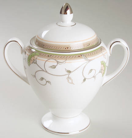 Heiress Globe Shape Sugar Bowl & Lid