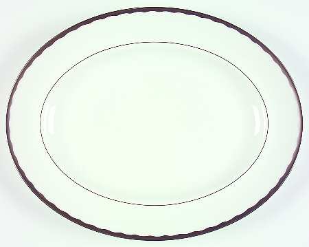 Silhouette 14" Oval Serving Platter