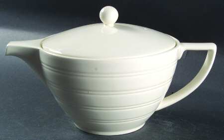 Jasper Conran Casual Cream Teapot & Lid