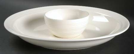 Jasper Conran Casual Cream (2 Piece) Chip & Dip Set