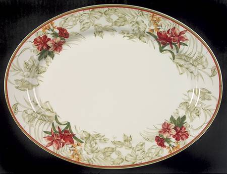 Paradise Island 14" Oval Serving Platter