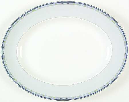 Quadrants 14" Oval Serving Platter