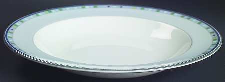 Quadrants Rim Soup Bowl
