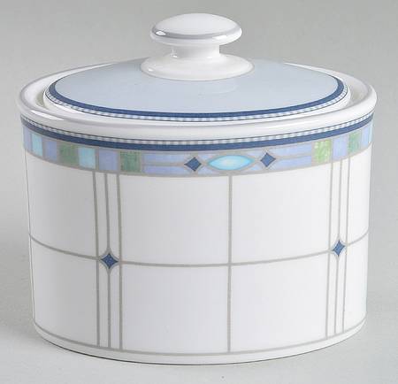 Quadrants Sugar Bowl & Lid