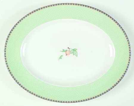 Fruit Symphony 14" Oval Serving Platter