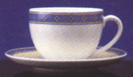 Capri Flat Cup & Saucer Set