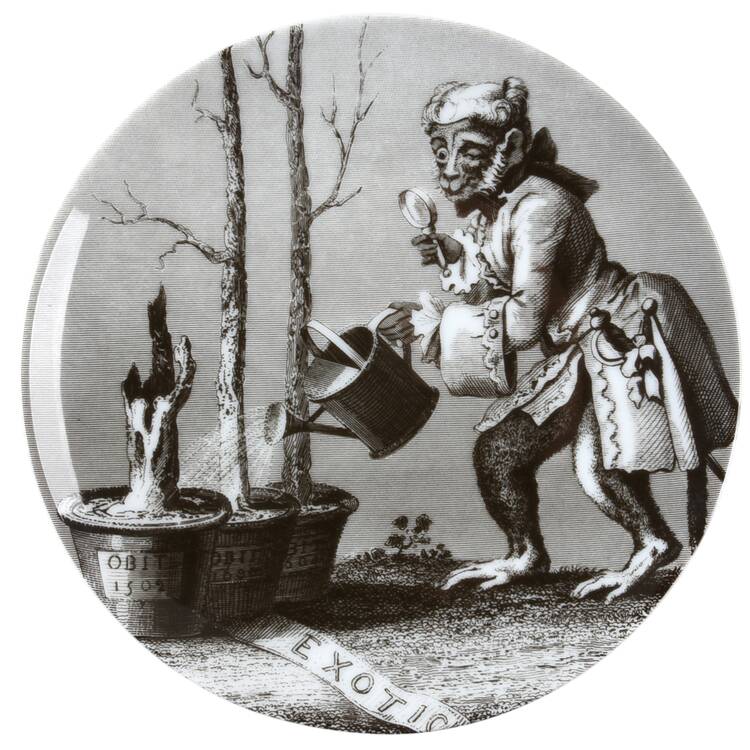 Satirical Art Of William Hogarth Bread & Butter Plate