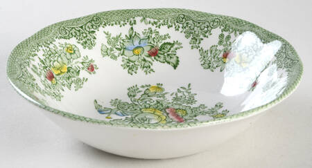 Asiatic Pheasants Green Multicolor Coupe Cereal Bowl