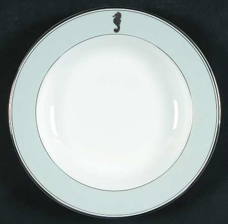 Seahorse Ocean Large Rim Soup Bowl