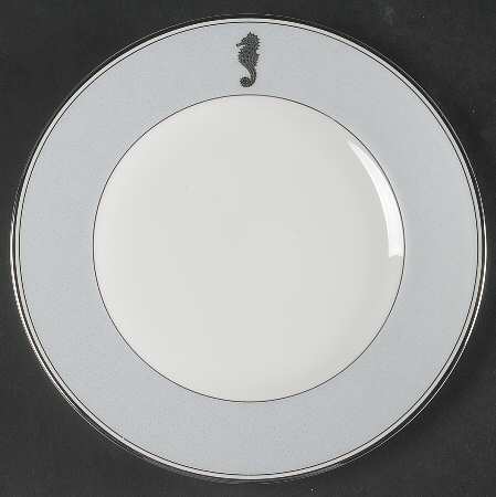 Seahorse Ocean Salad/Dessert Plate