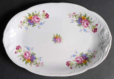 WAV45 13" Oval Serving Platter