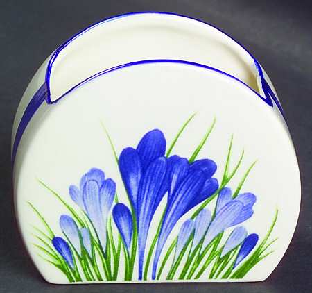 Blue Crocus Open Sugar Bowl