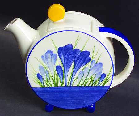Blue Crocus Teapot & Lid