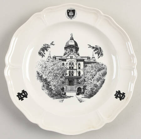 The University of Notre Dame Black by Wedgwood