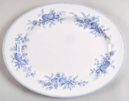 Seashell Collection 15" Oval Serving Platter
