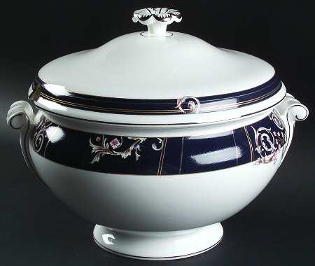 Renaissance Blue Tureen &  Lid