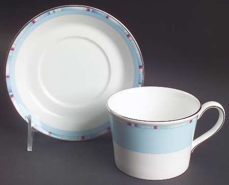 Viva Flat Cup & Saucer Set
