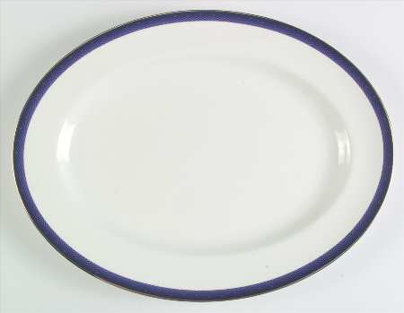 Midnight 15" Oval Serving Platter