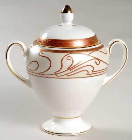 Paris Globe Shape Sugar Bowl & Lid