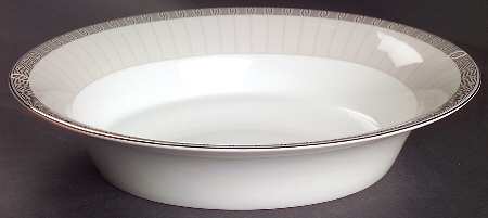 Plaza 10" Oval Vegetable Bowl
