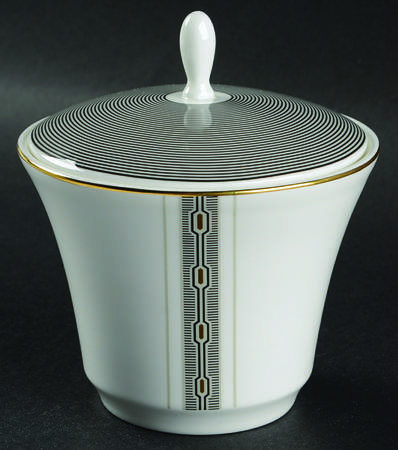 Plaza Sugar Bowl & Lid