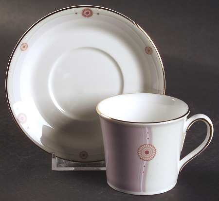 Satin Flat Demitasse Cup & Saucer Set