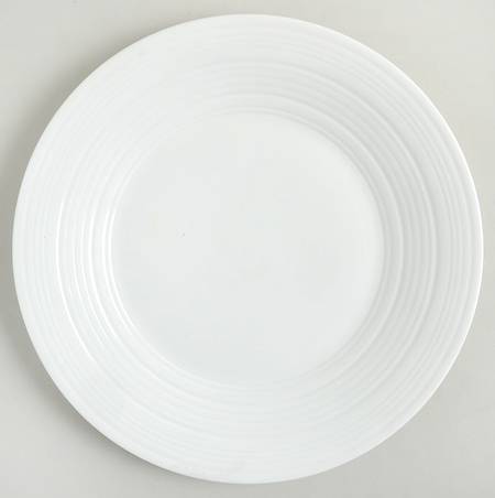 Jasper Conran Strata (Bone, Embossed) Salad Plate