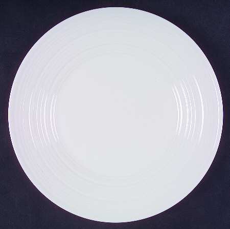 Jasper Conran Strata (Bone, Embossed) Salad Plate