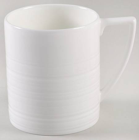 Jasper Conran Strata (Bone, Embossed) Mug