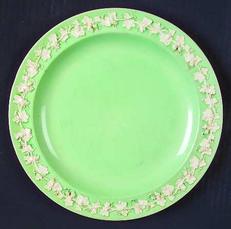 Cream Color on Light Green (Plain Edge) by Wedgwood