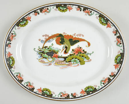 WOO117 12" Oval Serving Platter